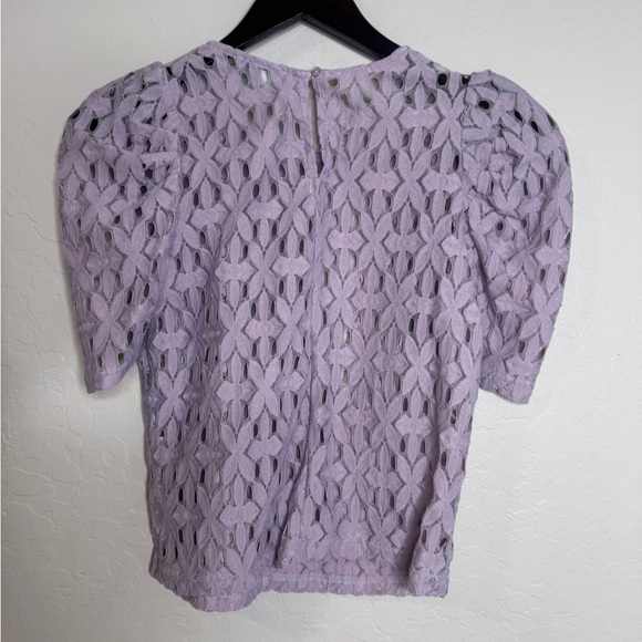 Lavender Lace Women Top Size M - Picture 4 of 7
